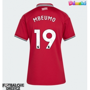 Manchester United Bryan Mbeumo #19 Dámské Domácí Dres 2026-27 Krátký Rukáv Manchester United Bryan Mbeumo #19 Dámské Domácí Dres 2026-27 Krátký Rukáv
